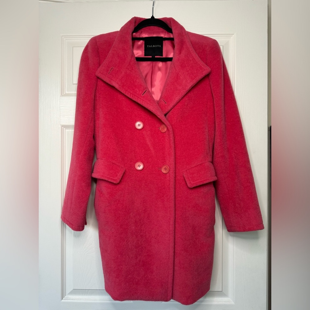 Talbots Pink Trench Coat